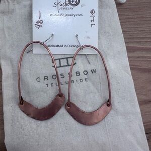 Copper Hoop Earrings